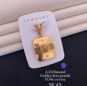 Unique Fancy Gold Jens Pendal