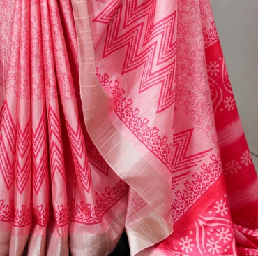 Handloom kotha Border fabric Saree