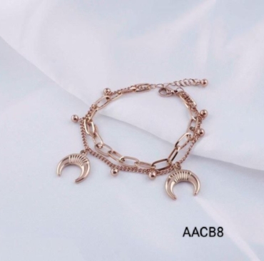 NEW BEAUTIFUL ROSE GOLD PLATING BRACELET FOR GIRLS AND WOMEN