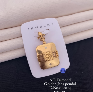New Unique Fancy Gold Jens Pendal