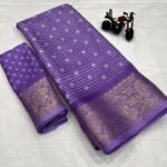 Beautiful dola silk saree