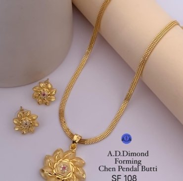 Beautiful AD Dimond Forming Chen pendal Butti