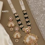 New Best Haram Trending Antique Jewellery Set With Earrings For Women & Girls