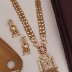 New Unique Antique Haram Jewellery Set With Earrings For Women & Girls