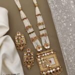 Trending Best Haram Trending Antique Jewellery Set With Earrings For Women & Girls