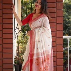 SOFT LILAN SLAB FABRIC WOMEN SAREE