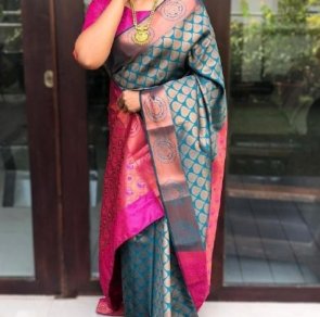 NEW SOFT LICHI SILK CLOTH SAREE