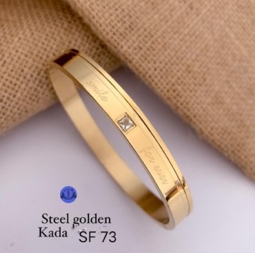 Uniques Steel Rose Gold Kada