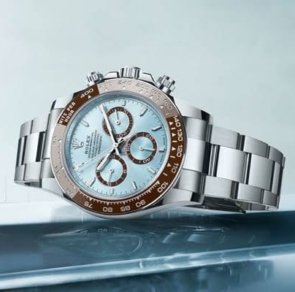 Rolex Daytona Cosmograph Stainless Steel Sky Blue Dial Japanese Master Quality Mens Watch