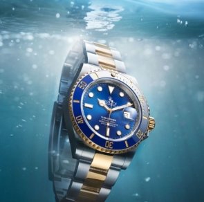 Rolex Submariner Two Tone Blue Dial Japanese Master Quality Automatic Men’s Watch