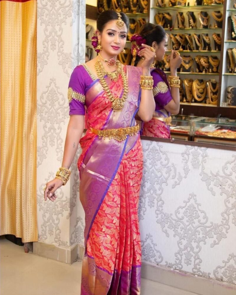 BEAUTIFUL RICH PALLU SAREE - Image 3