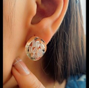 Beautiful Attractive Handmade Rose Gold Jewelry Earrings & Studs for Woman and Girls