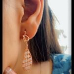 New Fancy Attractive Handmade Rose Gold Jewelry Earrings & Studs for Woman and Girls