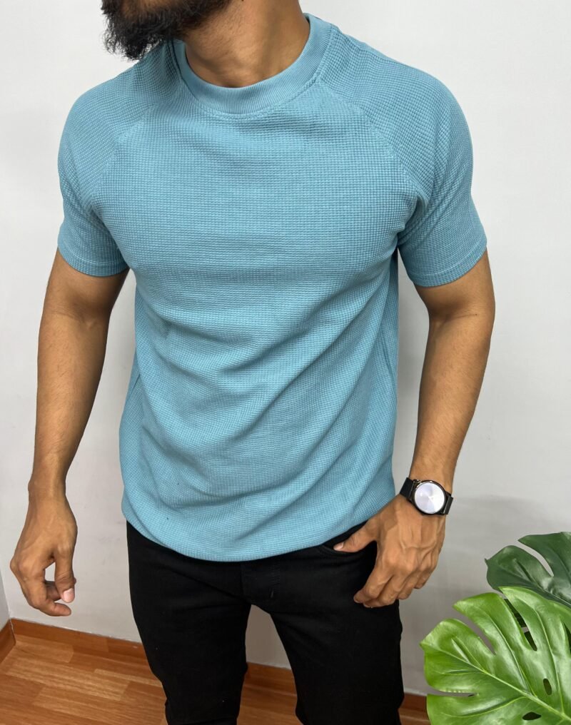 Trending Cotton Matty Fabric Collar Neck Half Sleeve T-Shirt - Image 6