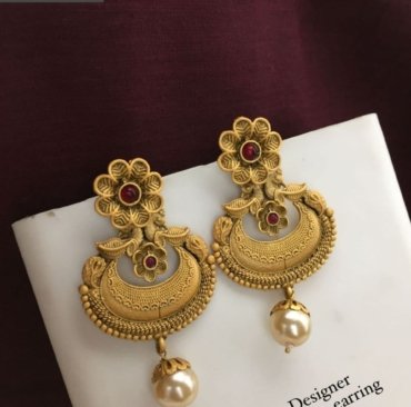 New Attractive Handmade Gold Plated Jewellry Earrings for Woman and Girls