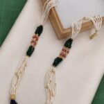 New Latest Antique White and colorful Motimala For Women & Girls