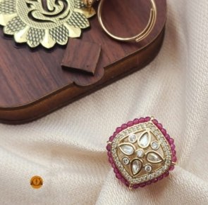 Latest A.D. Kundan Ring