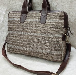 Heavy quality jacquard fabric used Unisex laptop bag