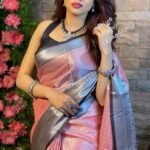 SOFT LICHI SILK CLOTH SAREE - Image 4