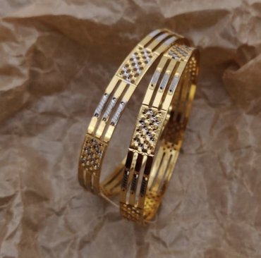 New Latest Gold Plated Premium CNC Kadli Bangles For Women And Girls