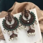 New Adorable Navratri Special Premium Silver Oxidized Earrings & Jhumki