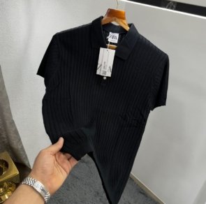 Premium Zara  classic Knitted Polo T-Shirts