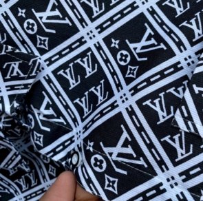 LV PRINT Cord knit Premium  shirts