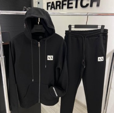 Armani exchange zipper tracksuit for upcoming winters