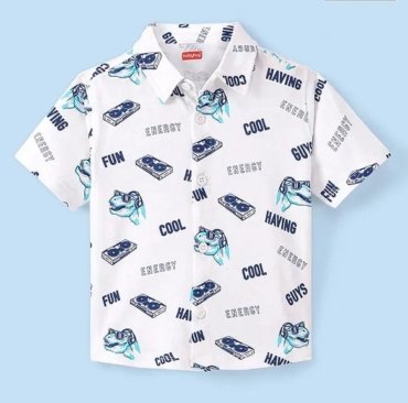 New Babyhug Half Sleeves Fancy Shirts