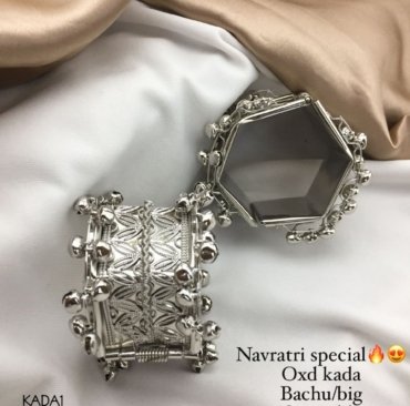 Navratri Special Premium Openable Oxidized Kada