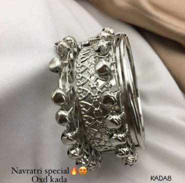 New Beautiful Navratri Special Premium Openable Oxidized Kada