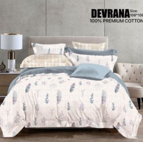 DEVRANA PURE COTTON KING SIZE BEDSHEET