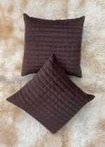 Elegant Holland Fabric Self Embroidered Cushion Covers - Image 3