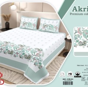 Trending Jumbo size bedsheets with 2 pillow covers