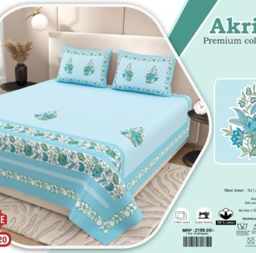 New Latest Jumbo size bedsheets with 2 pillow covers