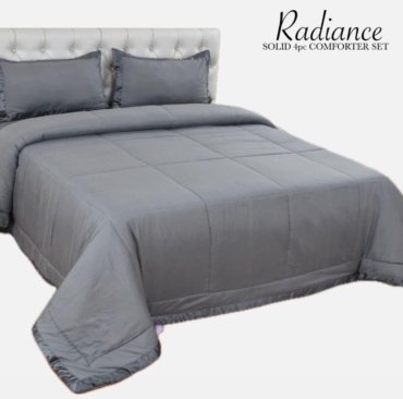 INTRODUCING NEW SOLID COLOUR COMFORTER SET