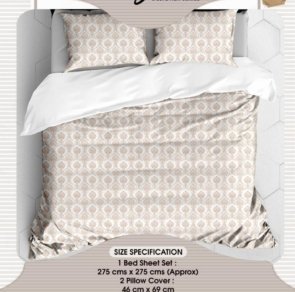 KING SIZE BED SHEET