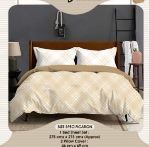 BEAUTIFUL KING SIZE BED SHEET