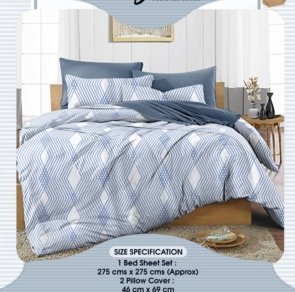 FANCY KING SIZE BED SHEET