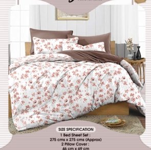 FANCY KING SIZE BED SHEET