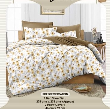 NEW FANCY KING SIZE BED SHEET