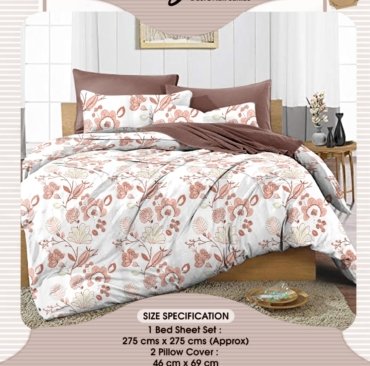 NEW FANCY KING SIZE BED SHEET