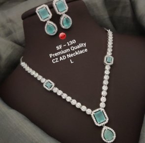 New Beautiful A.D.Diamond Necklace