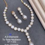 New Fancy A.D.Diamond Necklace