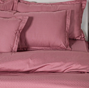 INFINITY BLUSH PEACH JACQUARD BEDDING