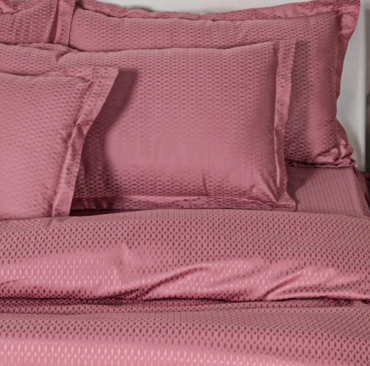 INFINITY BLUSH PEACH JACQUARD BEDDING