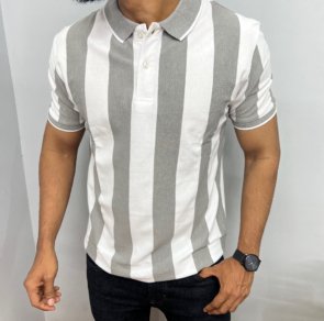 Matty Striped T- Shirt-goodsdream