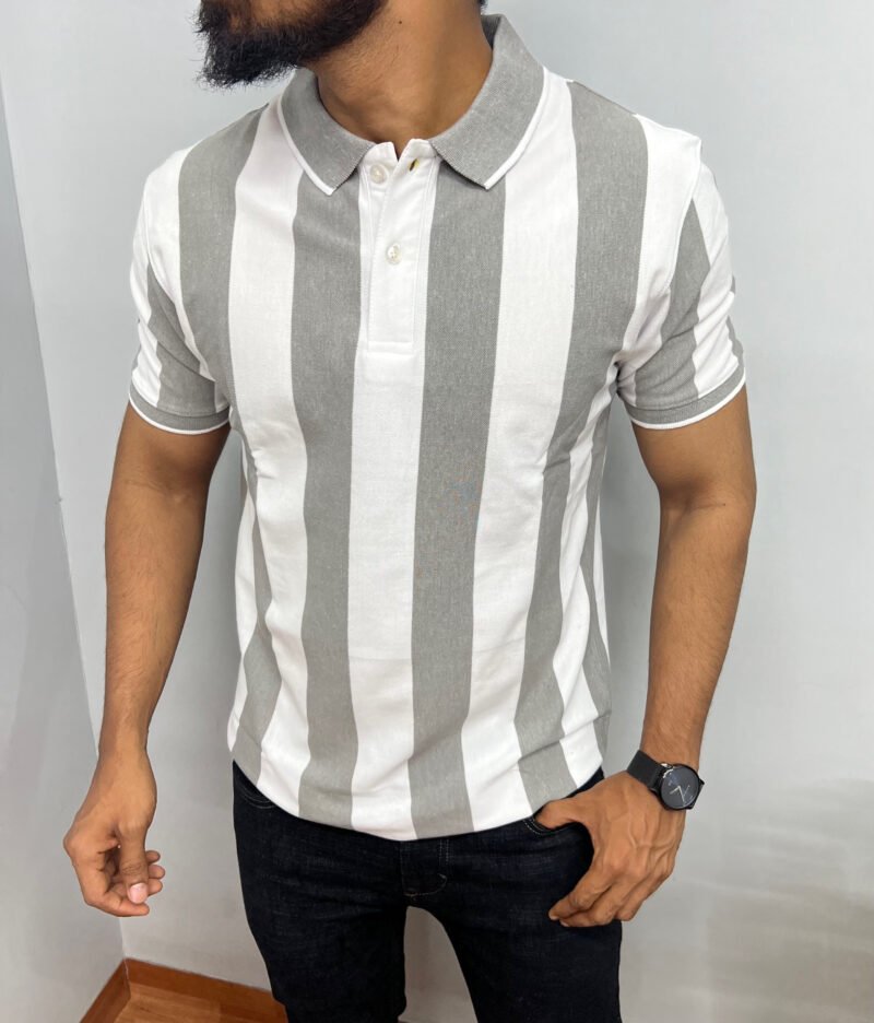 Matty Striped T- Shirt-goodsdream